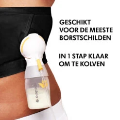 Medela Hands-Free Kolf BH Zwart Maat S 101043800 -Baby Producten Winkel 1200x1200