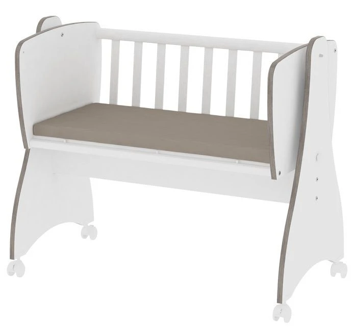 Lorelli Wit/Bruin First Dreams Schommelwiegje 1015055-0027 4 Lorelli Wit/Bruin First Dreams Schommelwiegje 1015055-0027 - Afbeelding 2