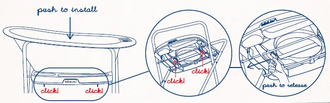 Bébé-jou Bebe-Jou Wit 103 Cm Click Badstandaard 220501 9 Bébé-jou Bebe-Jou Wit 103 Cm Click Badstandaard 220501 - Afbeelding 7