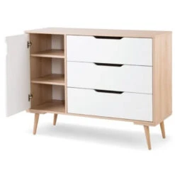 Babykamer Marloes Wit: Ledikant, Commode & 3-Deurskast -Baby Producten Winkel 3 deurskast marloes 9 1