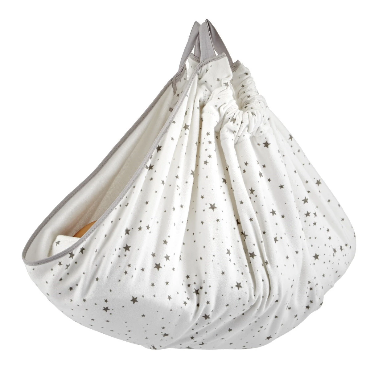 Babyjem Wit/Grijs Wikkeldeken 1116431 4 Babyjem Wit/Grijs Wikkeldeken 1116431 - Afbeelding 2