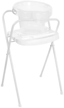 Bébé-jou Bebe-Jou Mellow Rose 98 Cm Click Badstandaard 2200056 -Baby Producten Winkel Bebe Jou Badstandaard Click Wit3 2 1