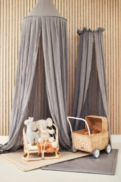 Jollein Vintage Storm Grey 155 Cm Sluier 002-001-00094 -Baby Producten Winkel Jollein Vintage Storm Grey 002 1