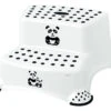 Keeeper Panda Wit 2 Treden Opstapje 10031 -Baby Producten Winkel Keeeper Panda Wit 2 Treden Opstapje 10031
