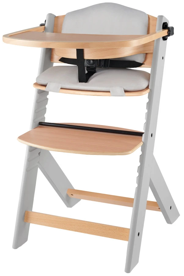 Kinderkraft Enock Grijs/Naturel Houten Kinderstoel Met Zitverkleiner KHENOC0PGRY0000 3 Kinderkraft Enock Grijs/Naturel Houten Kinderstoel Met Zitverkleiner KHENOC0PGRY0000