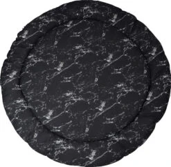 MamaLoes Marmer Zwart 90 Cm Rond Boxkleed ML020207