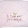 Petit Villain Ik Ben Een Prinsesje! Roze Badcape -Baby Producten Winkel Petit Villain Ik Ben Een Prinsesje Roze Badcape 4
