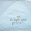 Petit Villain Ik Ben Een Prinsje! Blauw Badcape