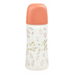 Suavinex Gold Large Flow Orange 360 Ml Silicone Fles SXSGX3080224