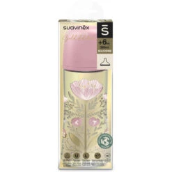 Suavinex Gold Large Flow Roze 360 Ml Silicone Fles SXSGX3080200 -Baby Producten Winkel Suavinex Gold Slow Flow Roze 360 ml Silicone Fles SXSGX3080200 3