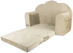 Albero Mio Cloud Sofa Velvet Beige Slaapbank V110 -Baby Producten Winkel albero mio cloud sofa beige slaapbank v110 2