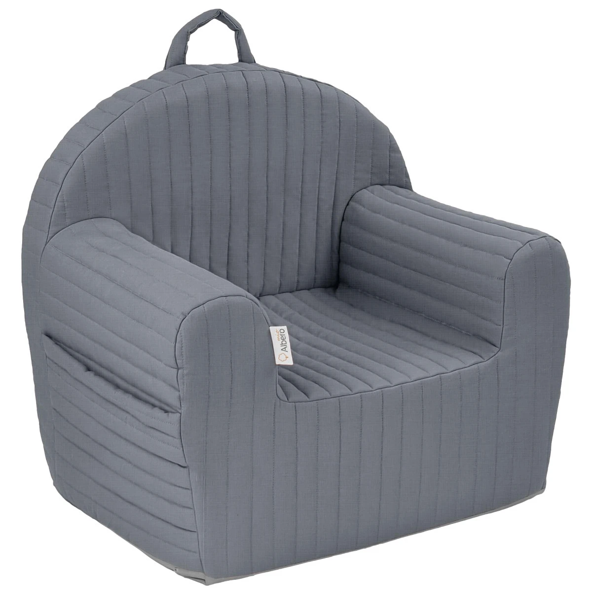 Albero Mio Stripe Graphite Kinderfauteuil 3 Albero Mio Stripe Graphite Kinderfauteuil