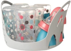 Badabulle Blauw Magnetron Stoom Sterilisator B003204 -Baby Producten Winkel b003204 sterilisateur micro ondes bleu gris 02