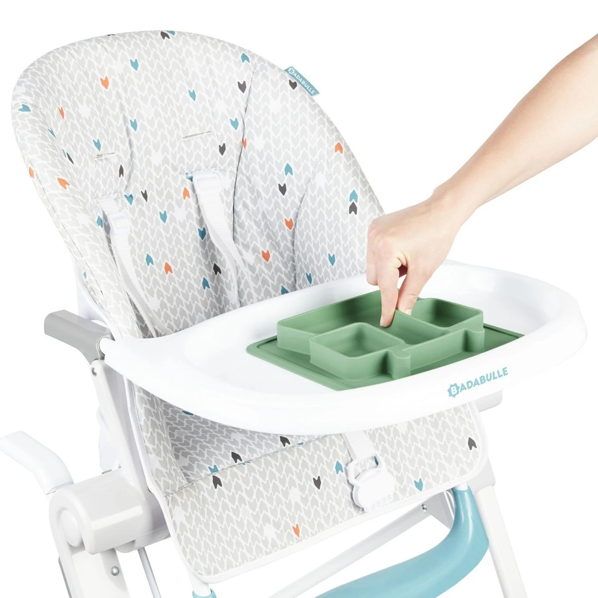 Badabulle Anti-slip Bord Met Vakjes B005215 6 Badabulle Anti-slip Bord Met Vakjes B005215 - Afbeelding 4