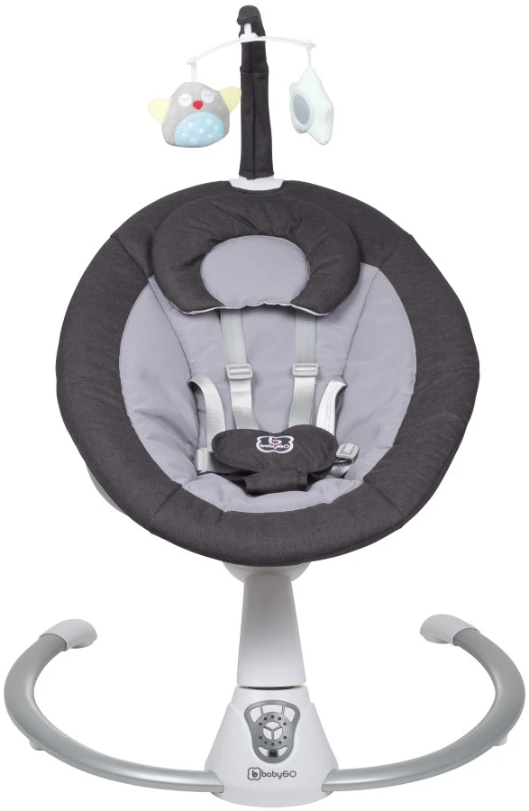 Babygo Homey Set Black/Grey Babyschommel En Kinderstoel 19012 12 Babygo Homey Set Black/Grey Babyschommel En Kinderstoel 19012 - Afbeelding 10