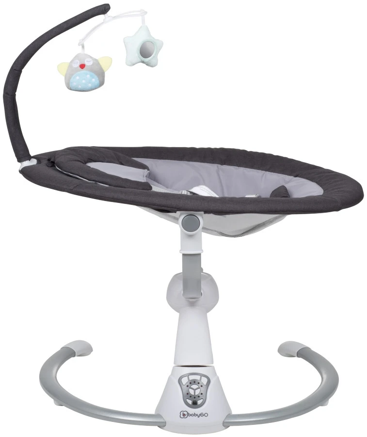 Babygo Homey Set Black/Grey Babyschommel En Kinderstoel 19012 10 Babygo Homey Set Black/Grey Babyschommel En Kinderstoel 19012 - Afbeelding 8