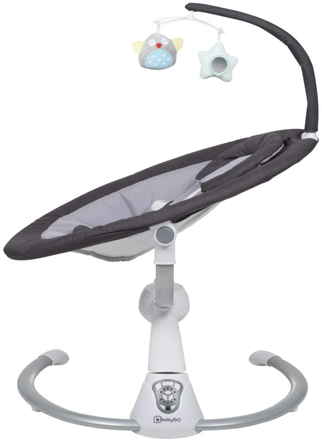 Babygo Homey Set Black/Grey Babyschommel En Kinderstoel 19012 9 Babygo Homey Set Black/Grey Babyschommel En Kinderstoel 19012 - Afbeelding 7