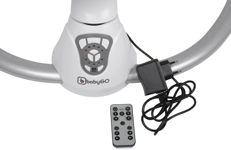 Babygo Homey Set Black/White Babyschommel En Kinderstoel 19014 15 Babygo Homey Set Black/White Babyschommel En Kinderstoel 19014 - Afbeelding 13