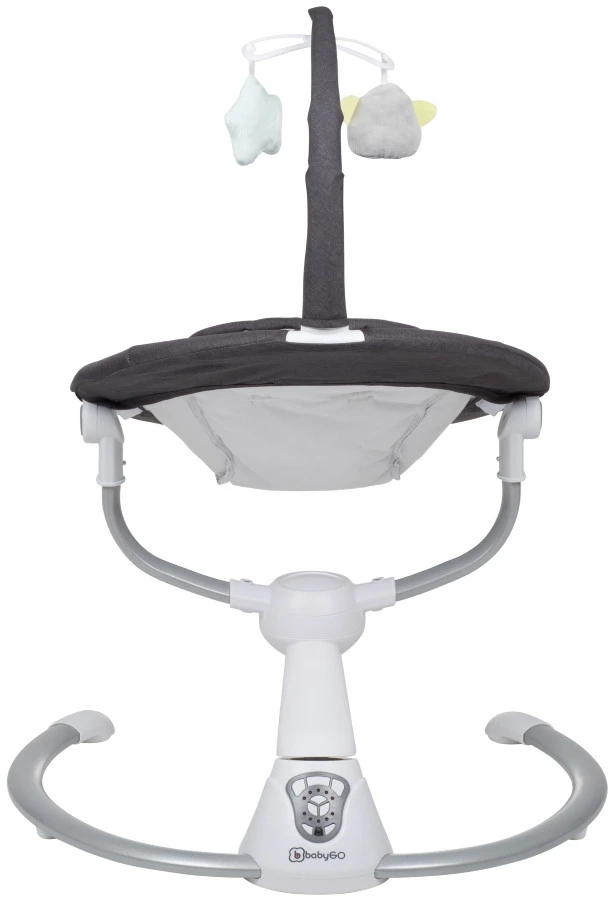 Babygo Homey Set Black/Grey Babyschommel En Kinderstoel 19012 14 Babygo Homey Set Black/Grey Babyschommel En Kinderstoel 19012 - Afbeelding 12