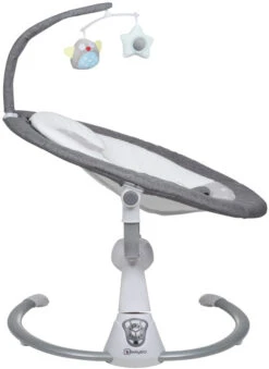 Babygo Homey Set Grey/Nature Babyschommel En Kinderstoel 19021 20 Babygo Homey Set Grey/Nature Babyschommel En Kinderstoel 19021 -Baby Producten Winkel babygo homey grey swing babyschommel 109 2 3 1