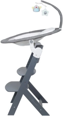 Babygo Homey Set Grey Babyschommel En Kinderstoel 19022 -Baby Producten Winkel babygo homey set grey babyschommel en kinderstoel 19022 5