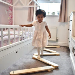 Babygo Nature 4-delige Balansbalk 8602 -Baby Producten Winkel babygo nature balansbalk sfeer 2