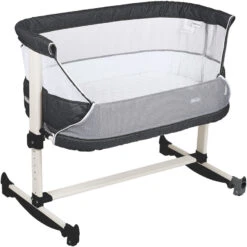 Babygo Vivaldi Dark Grey Wieg Aan Bed 4653 -Baby Producten Winkel babygo vivaldi dark grey wieg aan bed 4653 2