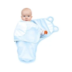 Babyjem Soft Swaddle Medium Ecru Inbakerdoek 4308 -Baby Producten Winkel babyjem soft swaddle me blauw wikkeldeken 1114302 4 1
