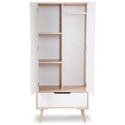 Babykamer Marloes Wit: Ledikant, Commode & 2-Deurskast -Baby Producten Winkel babykamer marloes ledikant commode kast 8