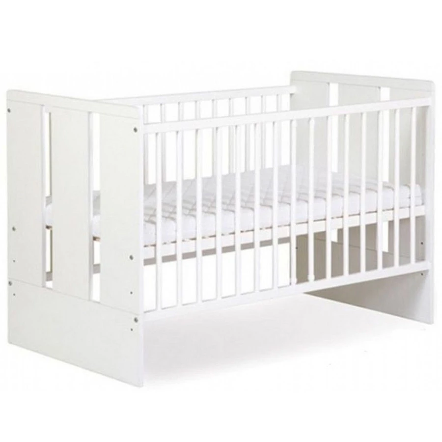 Babykamer Teuntje Wit: Ledikant, Commode En Kast 4 Babykamer Teuntje Wit: Ledikant, Commode En Kast - Afbeelding 2