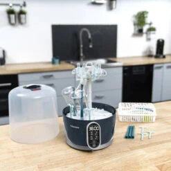 Babymoov Turbo Pure Elektrische Stoom Sterilisator A003106 -Baby Producten Winkel babymoov turbo pure elektrische stoom sterilisator 4