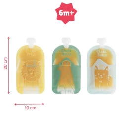 Badabulle 15 Stuks Herbruikbare Knijpzakjes B004500 -Baby Producten Winkel badabulle 15 stuks herbruikbare knijpzakjes b004500 8 1920x1920