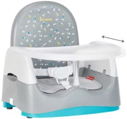 Badabulle Home & Go Grey Booster Stoelverhoger B009011 -Baby Producten Winkel badabulle home go booster grey stoelverhoger b009011 2