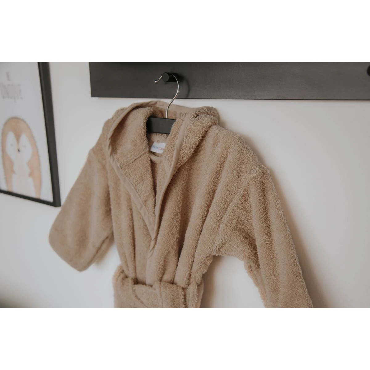 MamaLoes Badstof White 1-2jr Badjas ML5388 10 MamaLoes Badstof White 1-2jr Badjas ML5388 - Afbeelding 8