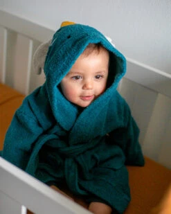 Blush & Blossom Dragon Diego 1-2jr Badstof Badjas TR-BB4207 -Baby Producten Winkel bathrobe dragon diego 1