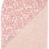 Bébé-jou Bebe-Jou Leopard Pink Badcape 3010123 -Baby Producten Winkel bebe jou leopard pink badcape
