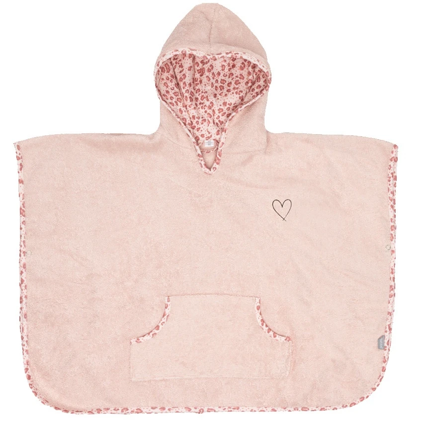 Bébé-jou Bebe-Jou Leopard Pink Poncho 3017123 3 Bébé-jou Bebe-Jou Leopard Pink Poncho 3017123