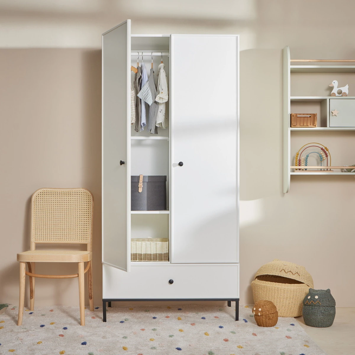 Bellamy Lumi White 2-Deurskast LUBISZ2D 8 Bellamy Lumi White 2-Deurskast LUBISZ2D - Afbeelding 6