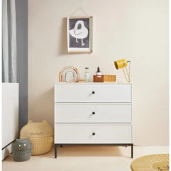 Bellamy Lumi White Babykamer: Ledikant/Juniorbed En Commode 28 Bellamy Lumi White Babykamer: Ledikant/Juniorbed En Commode -Baby Producten Winkel bellamy lumi white commode lubikomo 4 1
