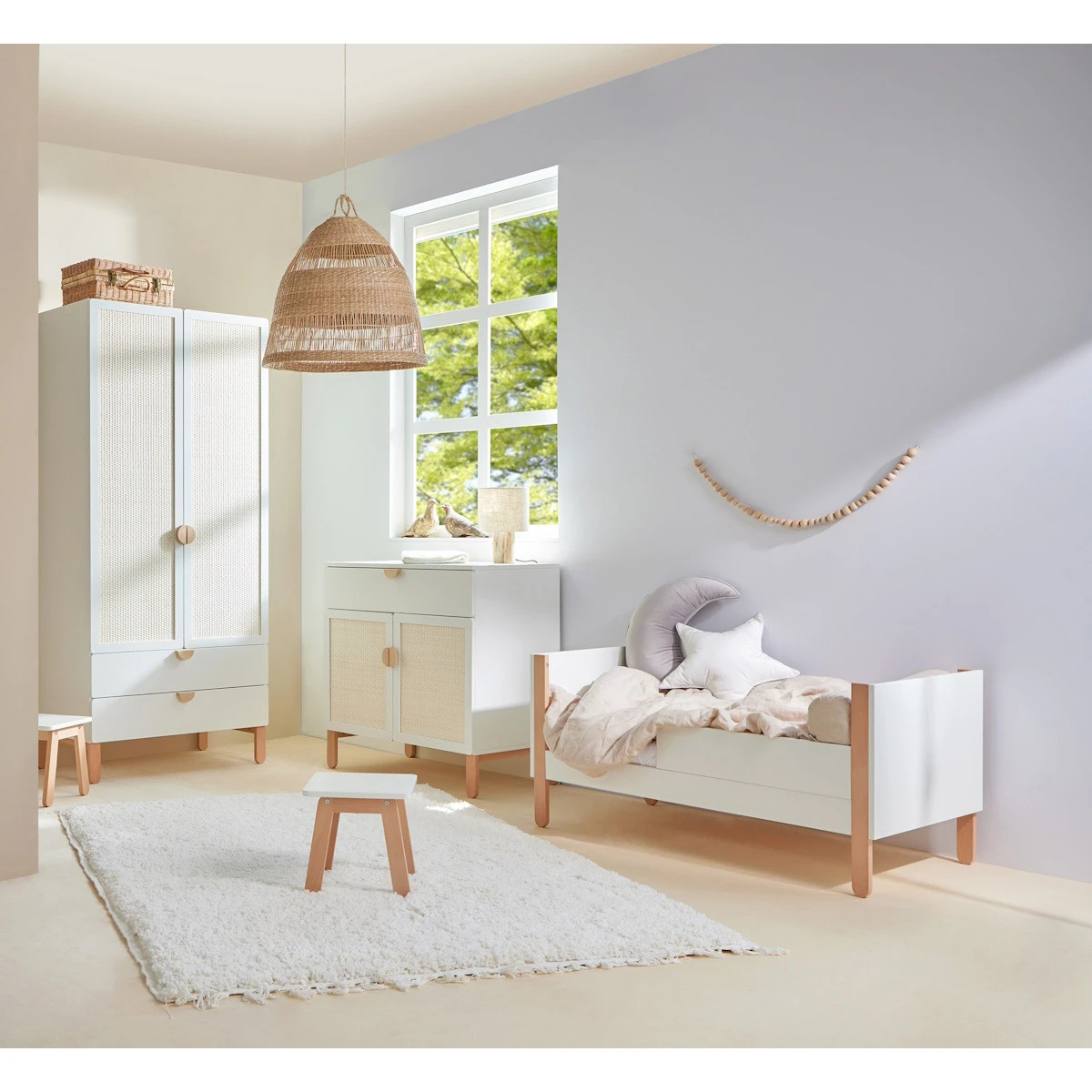 Bellamy Ratata Babykamer: Ledikant, Commode En 2-Deurskast 4 Bellamy Ratata Babykamer: Ledikant, Commode En 2-Deurskast - Afbeelding 2