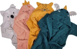 Blush & Blossom Dragon Diego 0-1jr Badstof Badjas TR-BB4206 -Baby Producten Winkel bluch blossom bathrobe 1