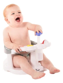 Bo Jungle B-Bath Seat Grijs/Wit Badring B400700 -Baby Producten Winkel bo jungle b bath seat grijswit badzitje b400700 5