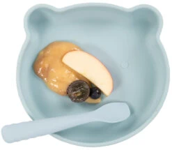 Bo Jungle B-Suction Bear Blauw Bord B500720 -Baby Producten Winkel bo jungle b suction bear blauw bord b500720 3