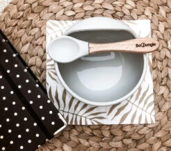 Bo Jungle B-Suction Bowl Grijs Kommetje Met Lepel B500600 -Baby Producten Winkel bo jungle b suction bowl grijs kommetje met lepel b500600 10
