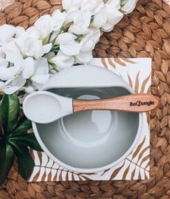 Bo Jungle B-Suction Bowl Grijs Kommetje Met Lepel B500600 -Baby Producten Winkel bo jungle b suction bowl grijs kommetje met lepel b500600 11