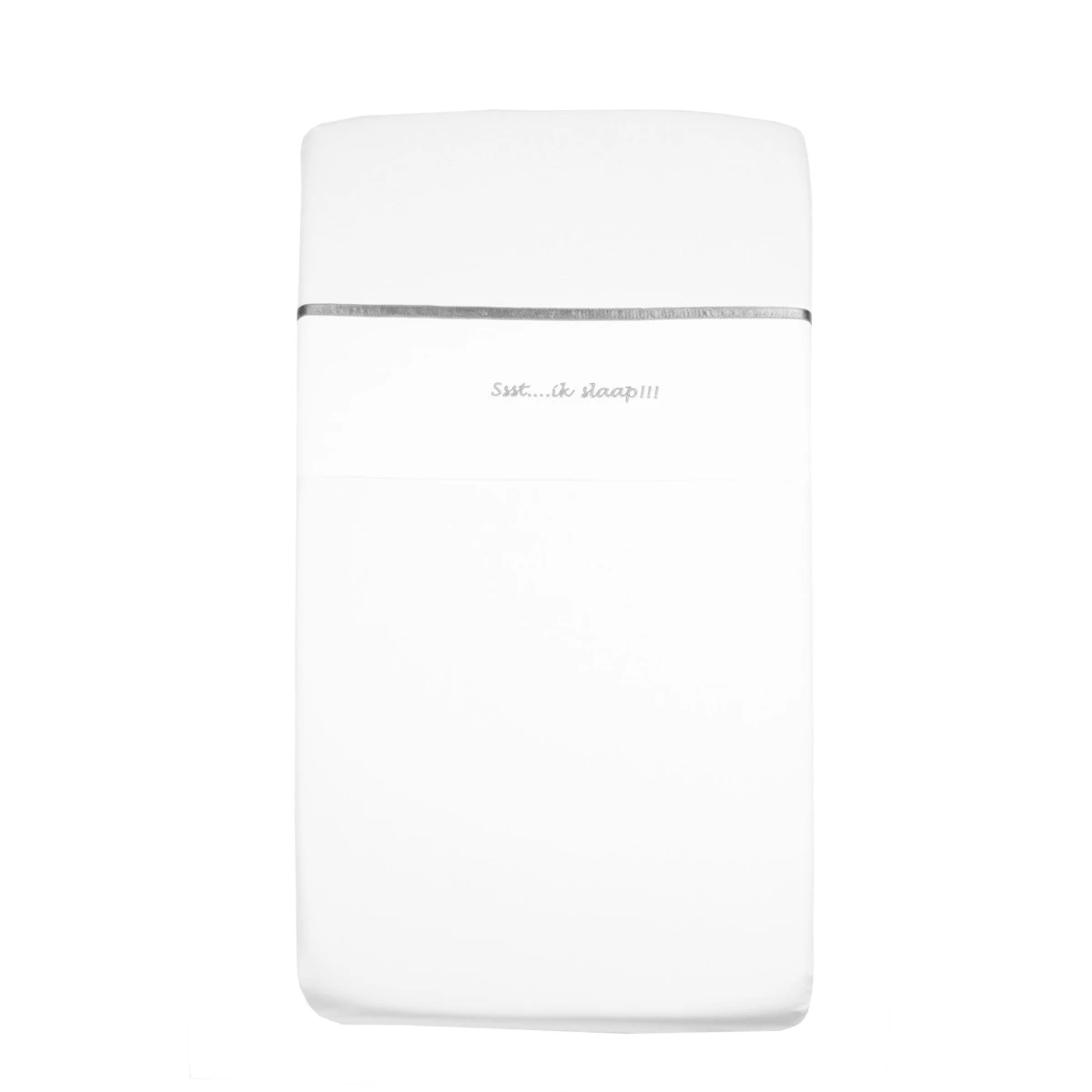 Briljant 'Ssst....Ik Slaap!!!' Zand 100 X 150 Cm Ledikantlaken 4 Briljant 'Ssst....Ik Slaap!!!' Zand 100 X 150 Cm Ledikantlaken - Afbeelding 2