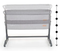 Cangaroo Connect Us Grey Wieg Aan Bed -Baby Producten Winkel cangaroo connect us grey wieg aan bed 8