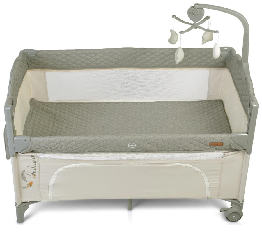 Cangaroo Indiana Grey Campingbed 7 Cangaroo Indiana Grey Campingbed - Afbeelding 5