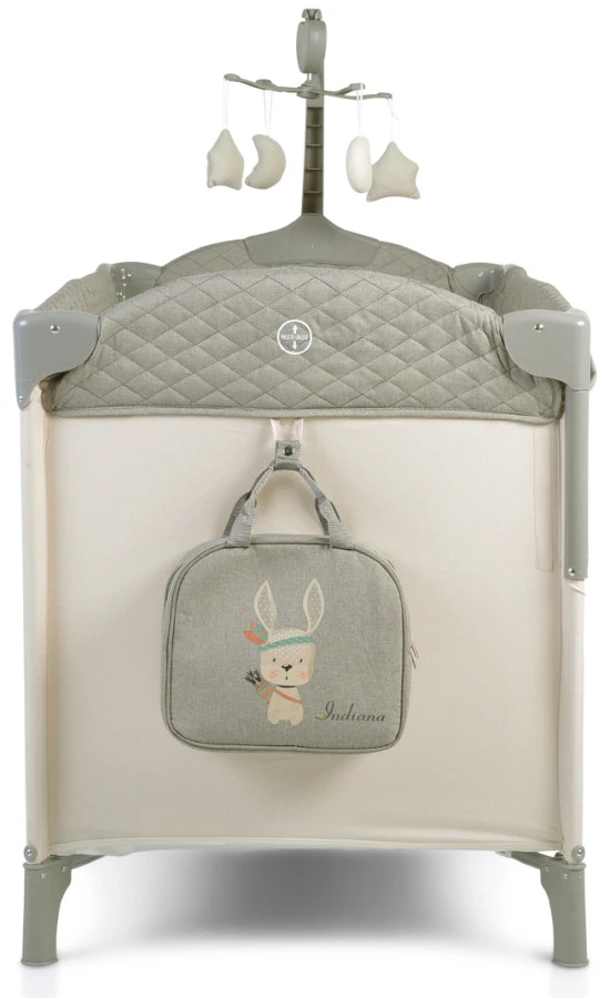 Cangaroo Indiana Grey Campingbed 8 Cangaroo Indiana Grey Campingbed - Afbeelding 6