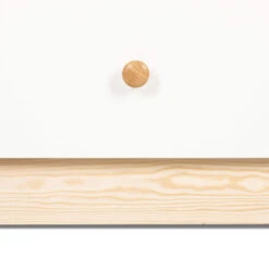 Babykamer Milly: Ledikant & Commode -Baby Producten Winkel commode milly wit 4 2